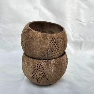 Coconut bowl tealight
