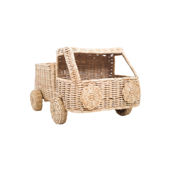 Rattan Truck Kids Toy