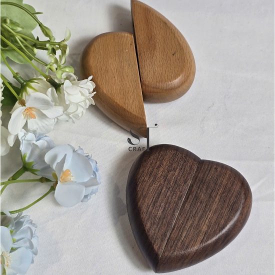 Wooden Heart Pet Keepsake Urn