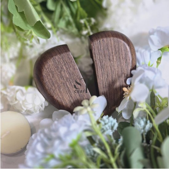 Wooden Heart Pet Keepsake Urn