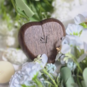 Wooden Heart Pet Keepsake Urn