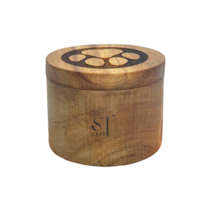 Wooden Paw Pet Keepsake Urn