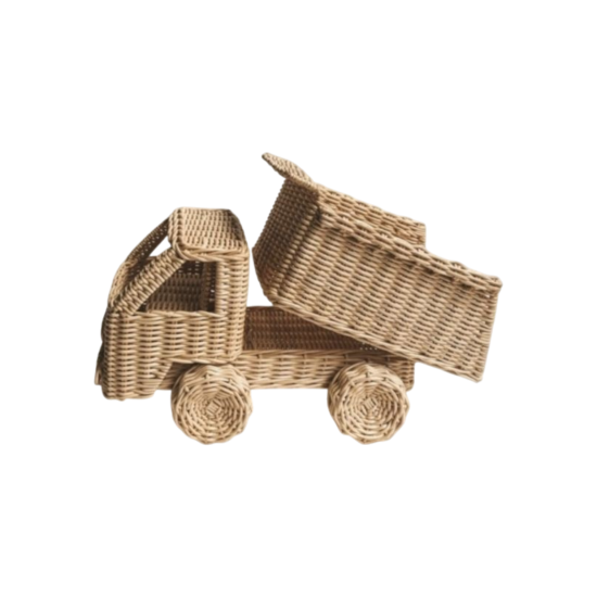 Rattan Truck Kids Toy
