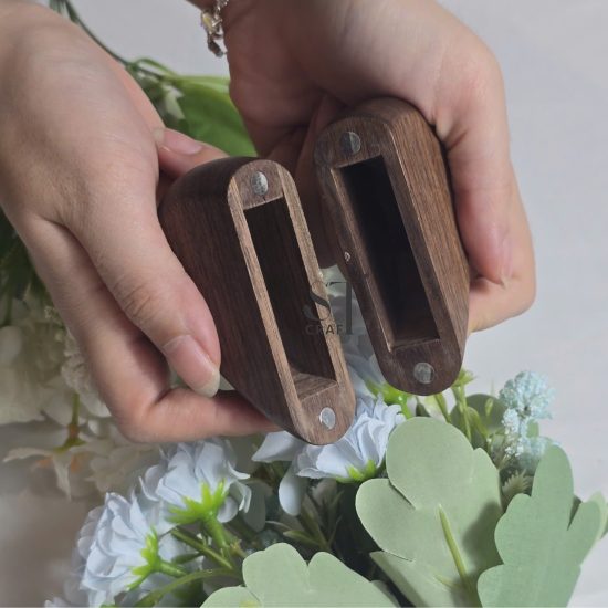 Wooden Heart Pet Keepsake Urn
