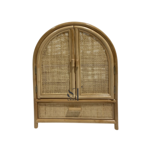 Rattan Doll Wardrobe