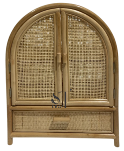Rattan Doll Wardrobe