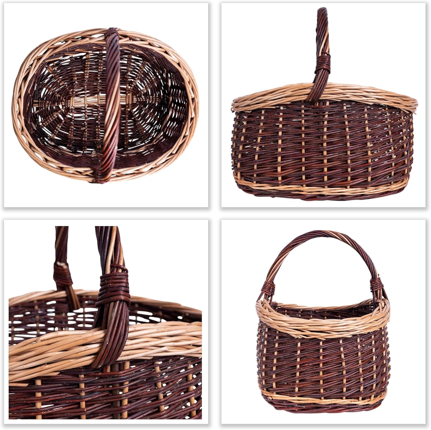 STRB259-04 Rattan Basket with Handle