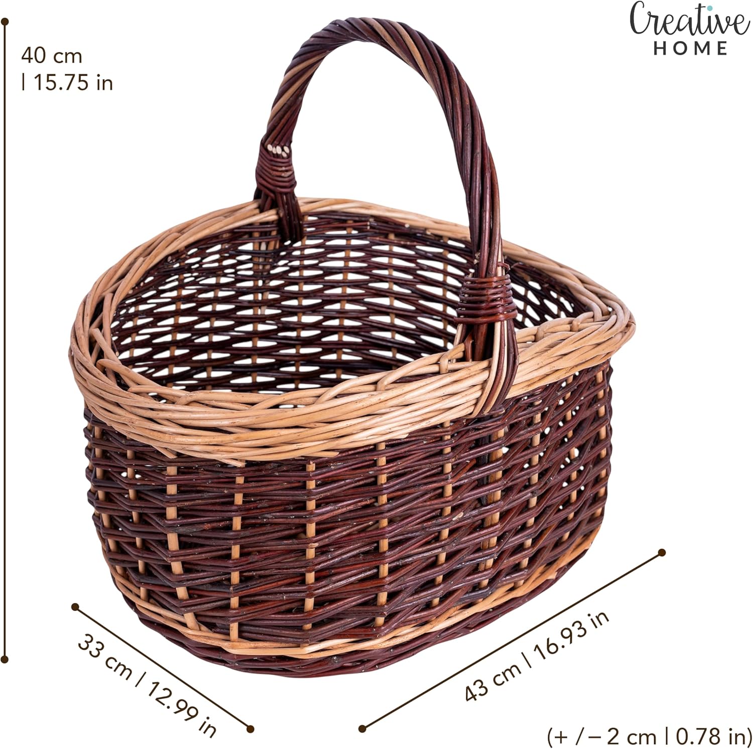 STRB259-04 Rattan Basket with Handle