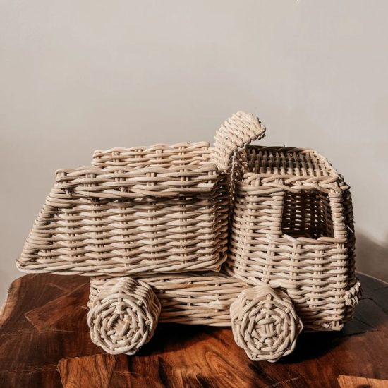 Rattan Truck Kids Toy