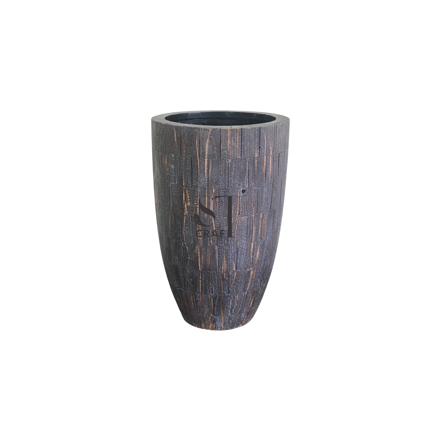 STWP2510-2 Wooden Planter Pot