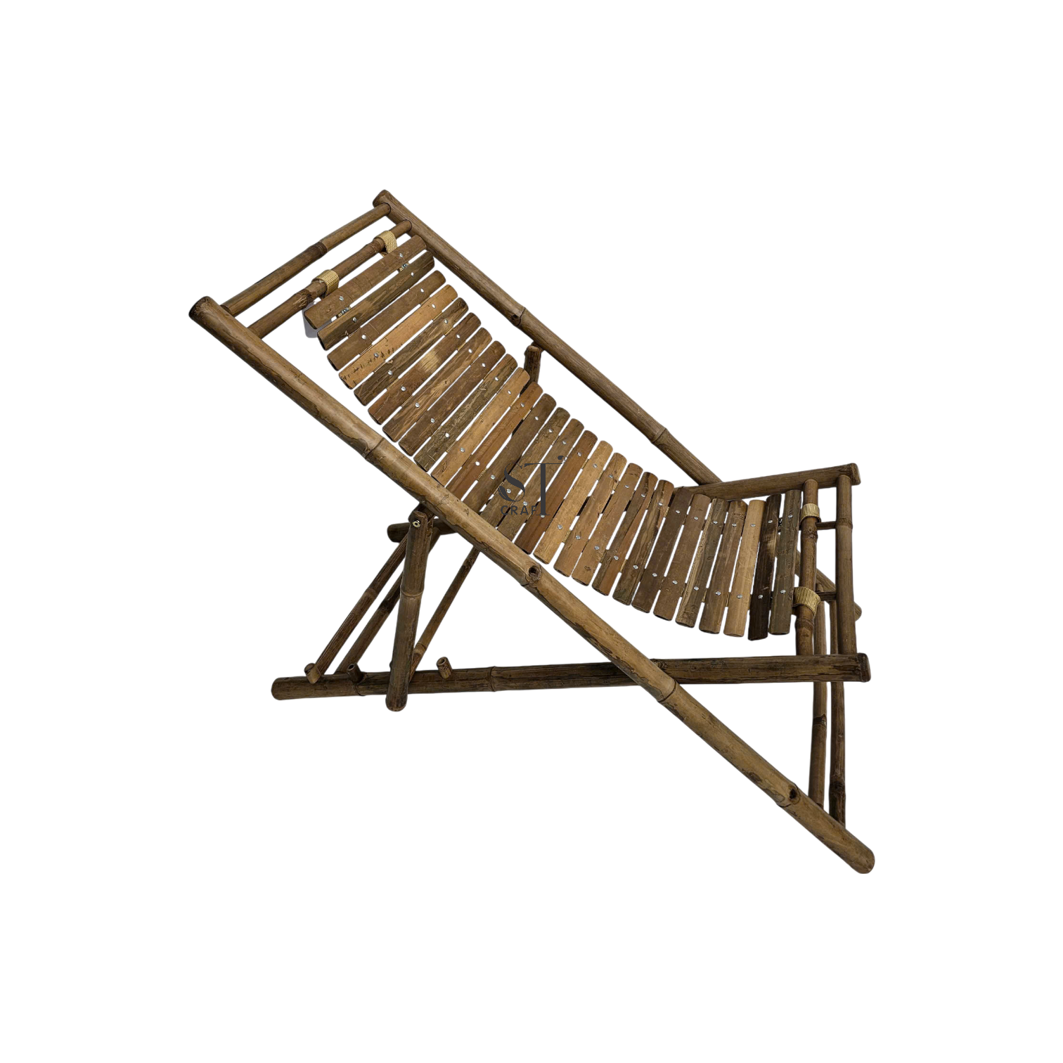 STSL2510-1 Natural Bamboo Sun Lounge