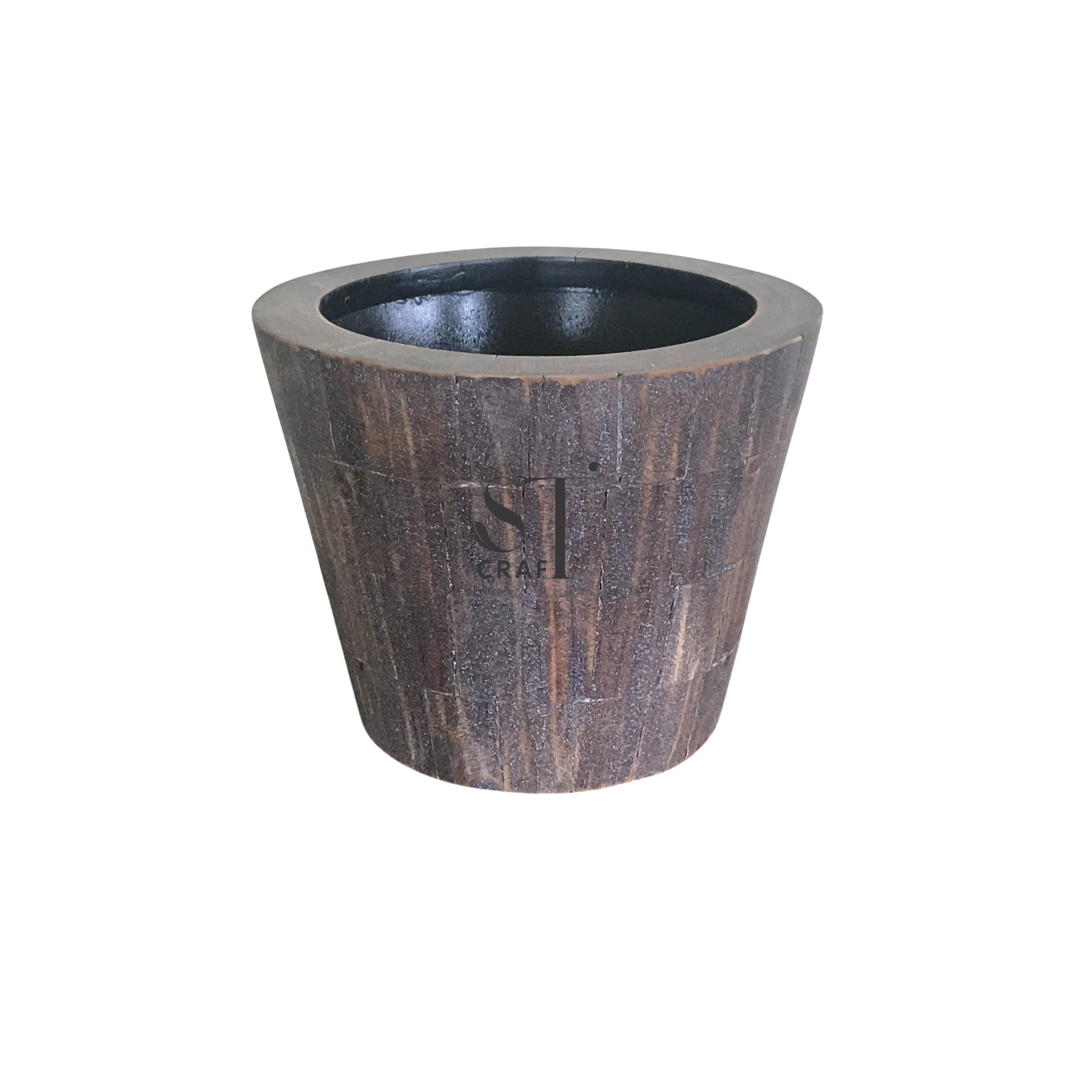 STWP2510-2 Wooden Planter Pot