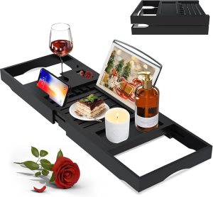 Foldable Bamboo Bathtub Trays