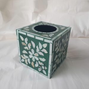 mother of pearl tissue box