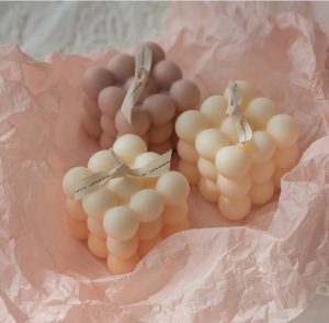 Cube Soy Wax Candle Scented