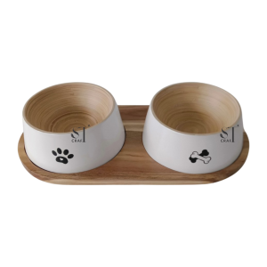 Bamboo Feeder Bowls for Pet