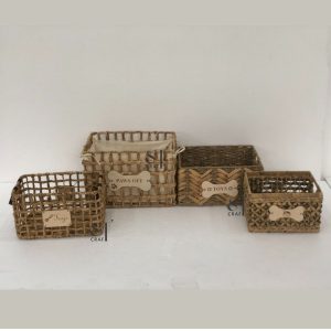 Water Hyacinth Seagrass Pet Toy Basket