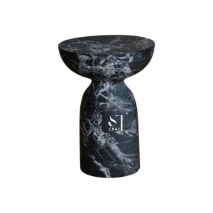 Concrete Table in Black Marble Finish